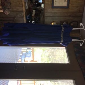 Navy blue formal dress